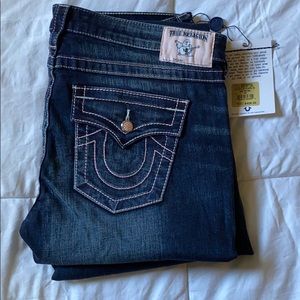 True religion ankle cropped jeans